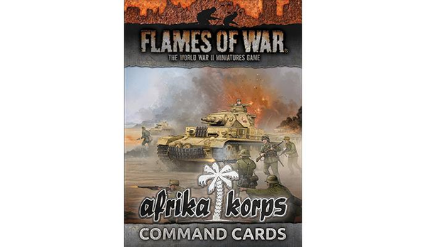 Flames of War Africa Korp Command Cards