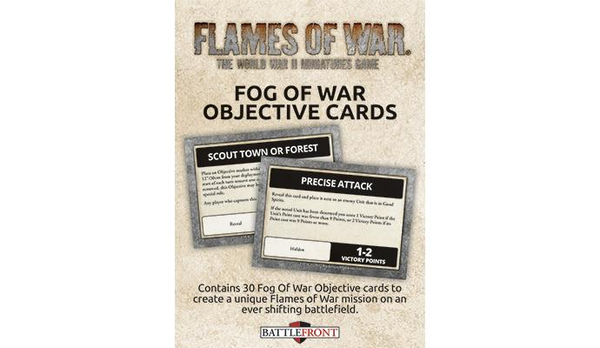 Flames of War Objective Cards