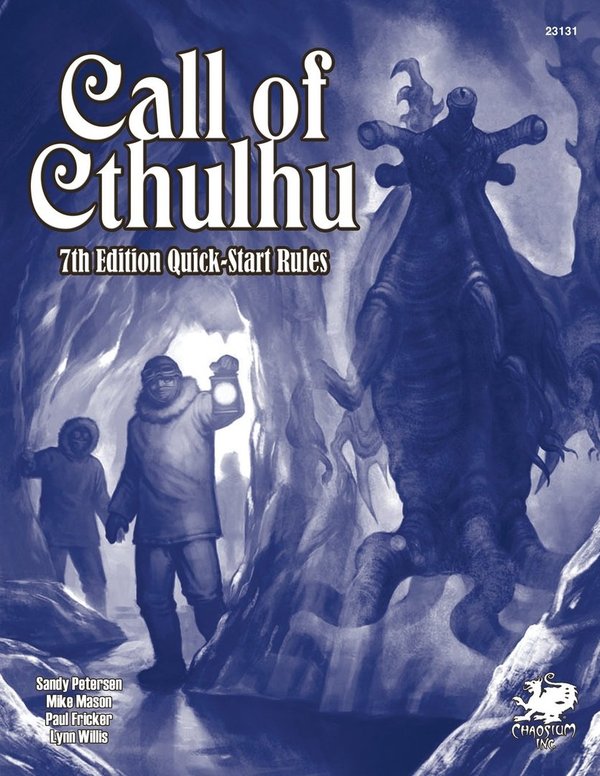 Chaosium's Call of Cthulhu 7th edition quick start